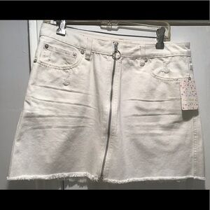 Free People Vintage White Skirt Size 30